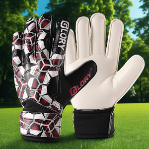 Professional Soccer Goalkeeper Gloves Breathable Outdoor Latex Finger Protection Pull-On Closure Unisex Football Training