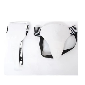 WTF Taekwondo Male Martial Arts Groin Protector PU